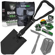 Folding Survival Shovel w/ Pick