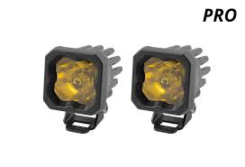 [DD6463P] SSC1 LED Pod Pro YellowFlood Standard ABL (pair)